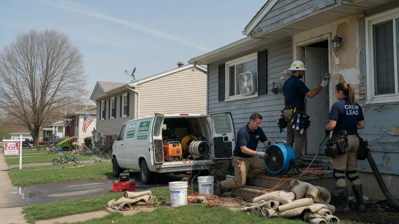 Flood Cleanup in Thawville, IL near me