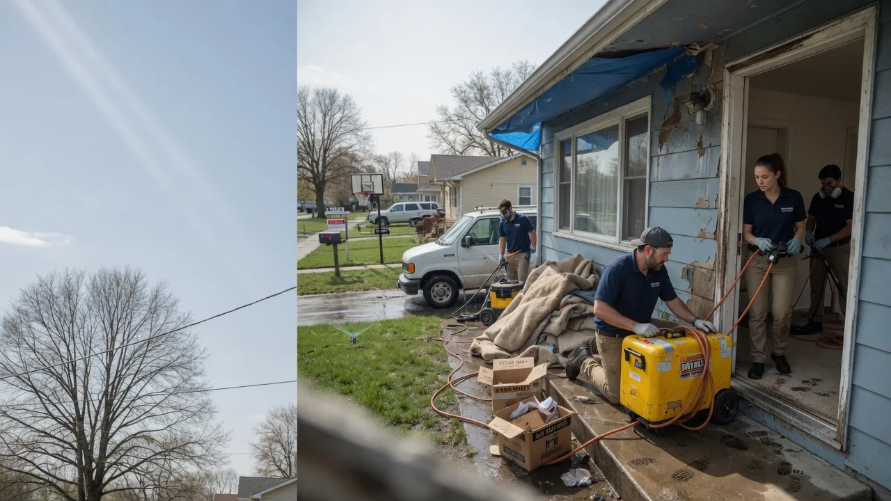 Basement Flood Cleanup in Thawville, IL near me